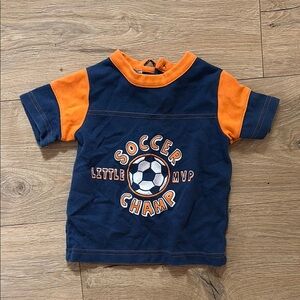 Fisher-Price Blue and Orange Sporty Tee
